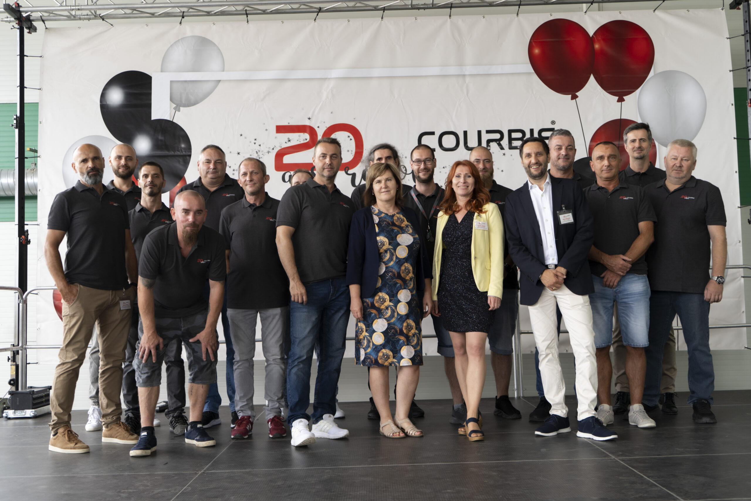 Célébration des 20 ans de Courbis Smart Polymers Slovaquie (SRO)