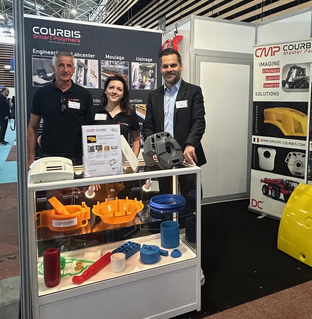 Stand Courbis au salon France Innovation Plasturgie.